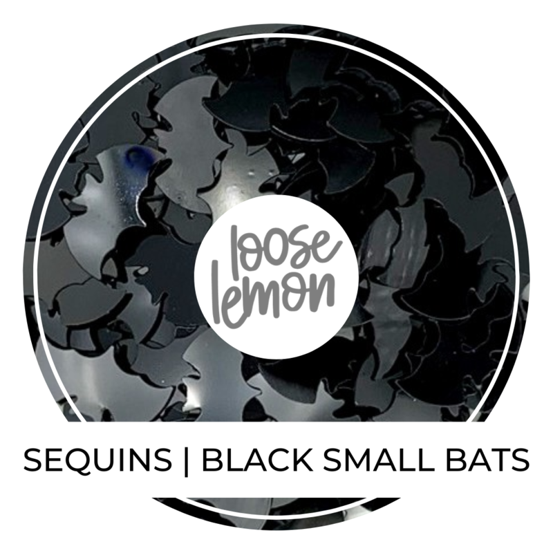 Sequins | Black Small Bats