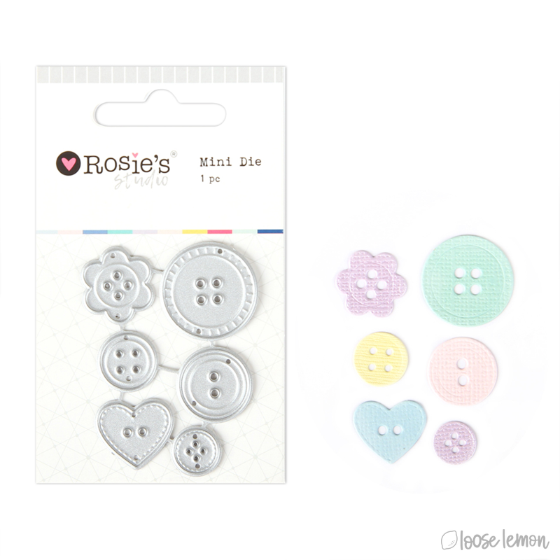 Rosie'S Studio Mini Die | Buttons