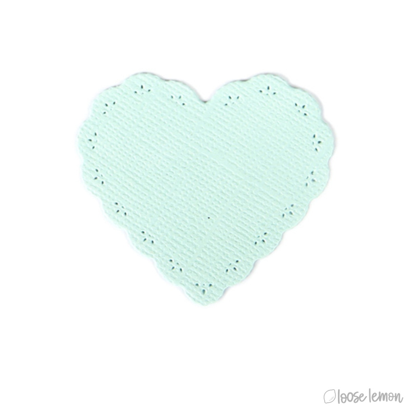 Rosie'S Studio Mini Die | Heart Doily
