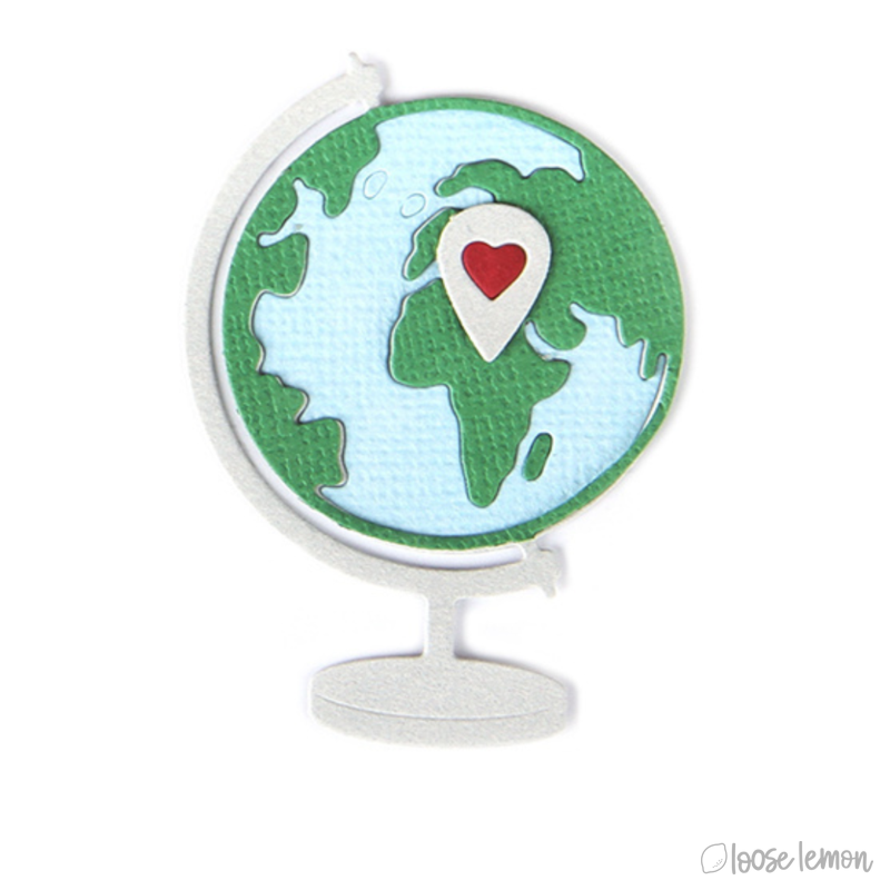 Rosie'S Studio Mini Die | Globe On Stand
