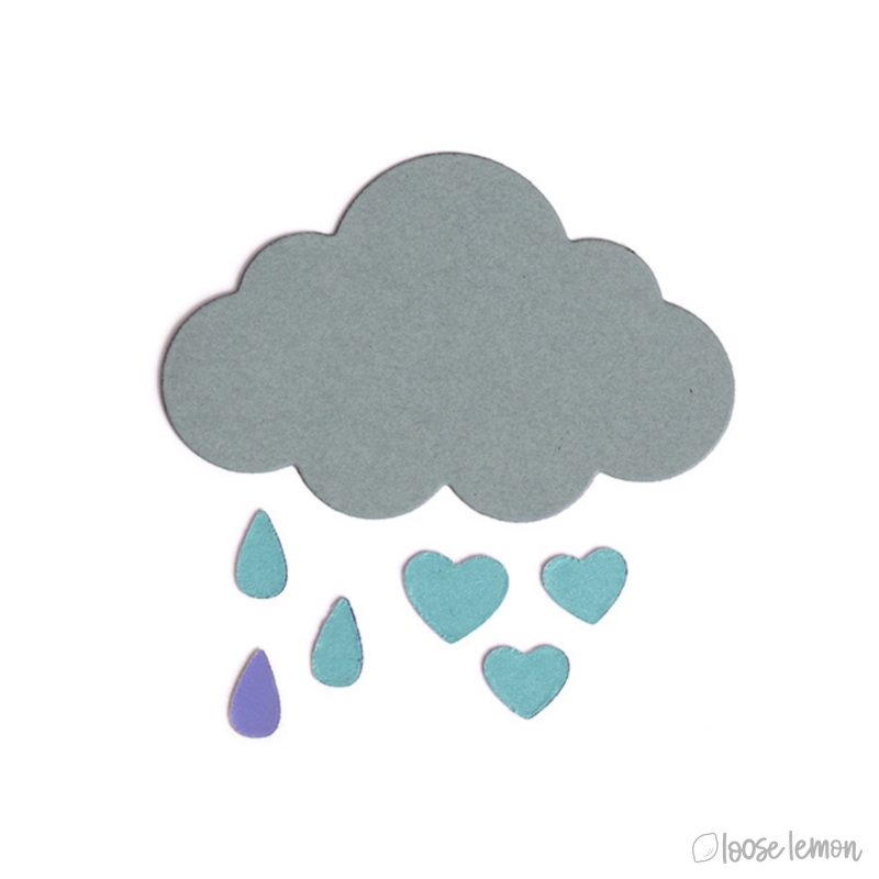 Rosie'S Studio Mini Die | Cloud Hearts