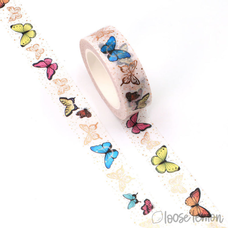 Butterflies Foil - Washi Tape (10M)
