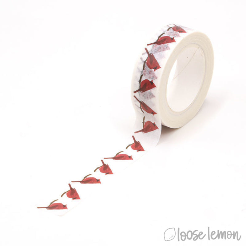 Christmas Cardinal - Washi Tape (10M)