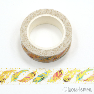 Feathers Foil - Washi Tape (10M)