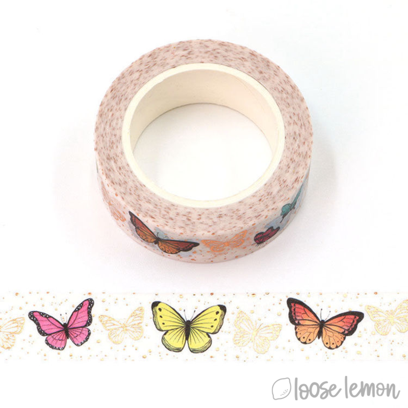 Butterflies Foil - Washi Tape (10M)