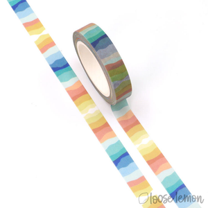 Watercolor Waves - Washi Tape (10M)