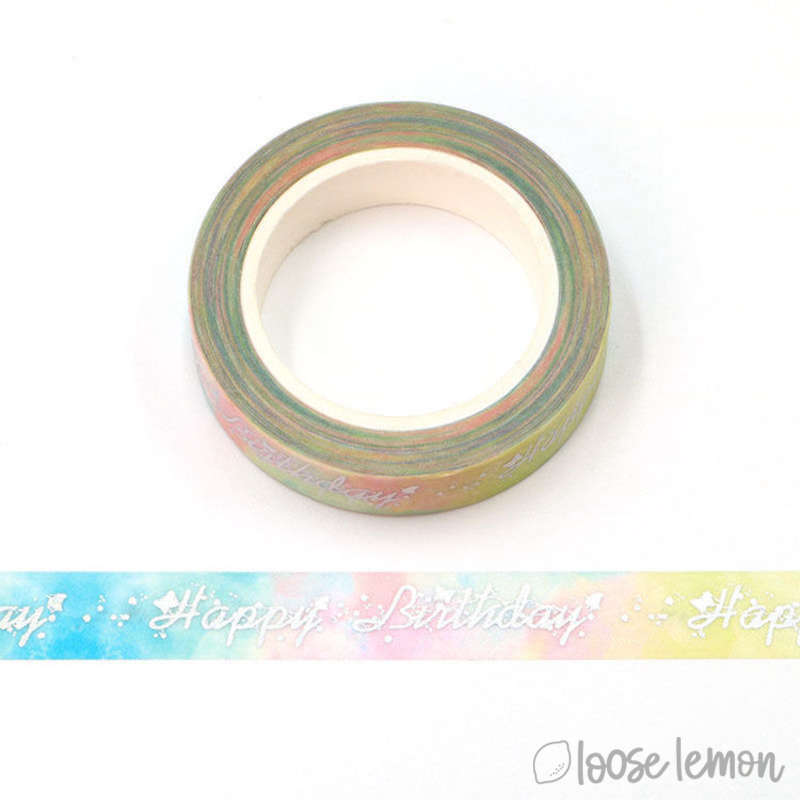 Happy Birthday - Washi Tape (10M)
