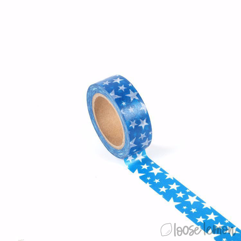 Blue Stars - Washi Tape (10M)