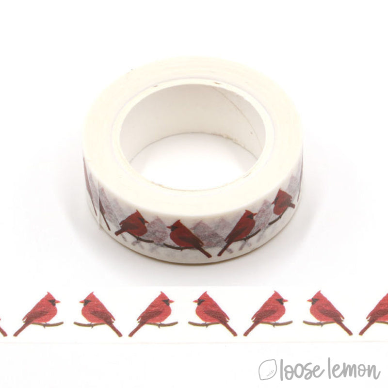 Christmas Cardinal - Washi Tape (10M)