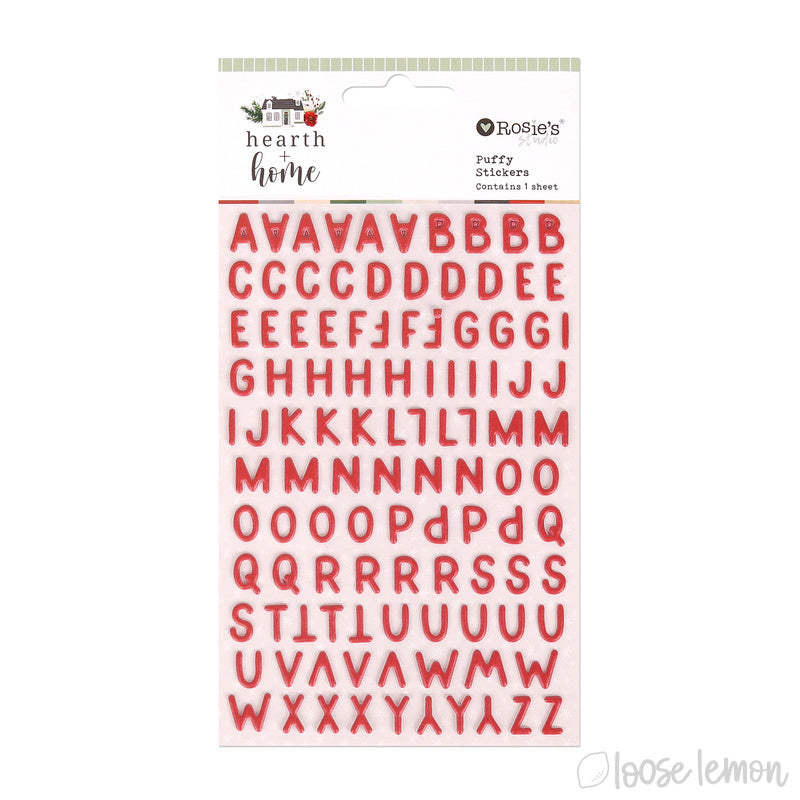 Hearth + Home |  Puffy Stickers (Alphabet)