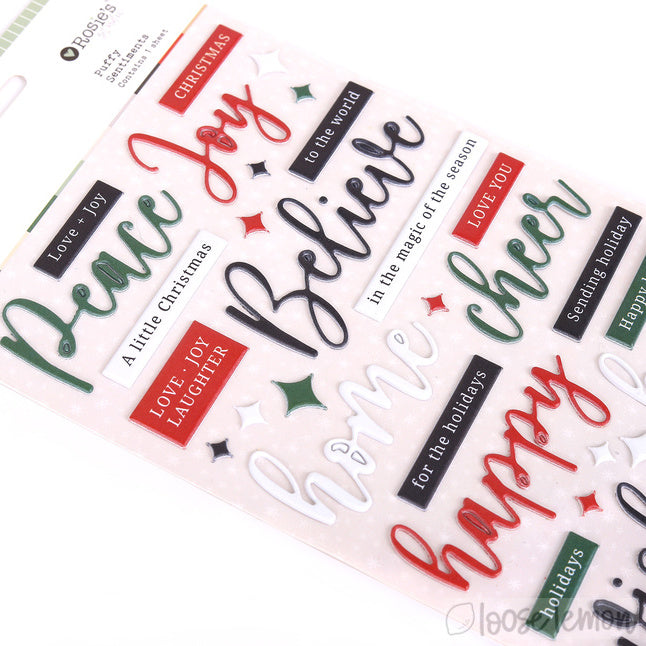Hearth + Home |  Puffy Stickers (Sentiments)