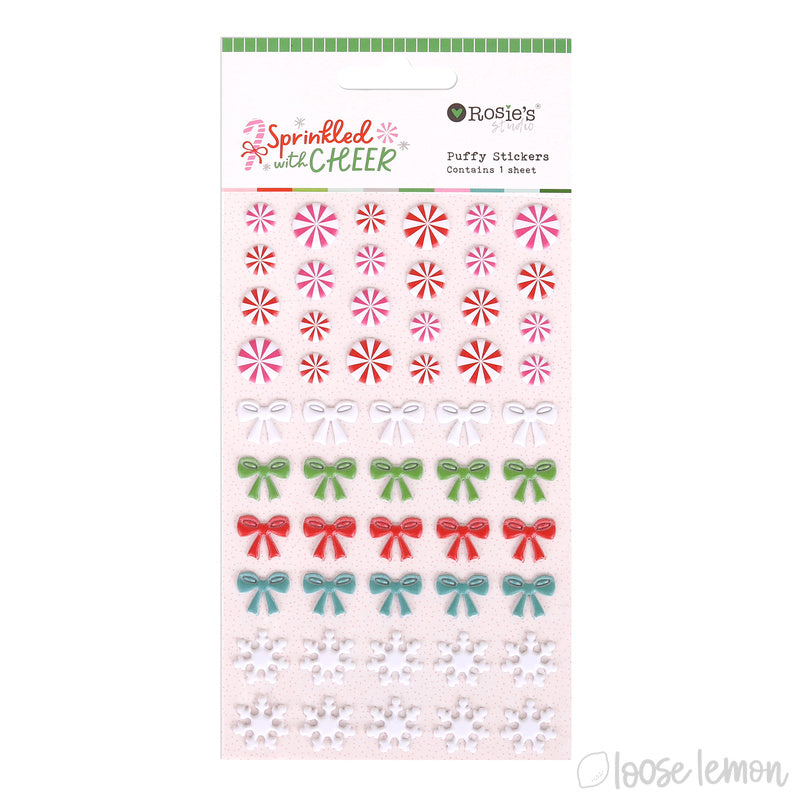 Sprinkled With Cheer |  Puffy Mini Stickers (Icons)
