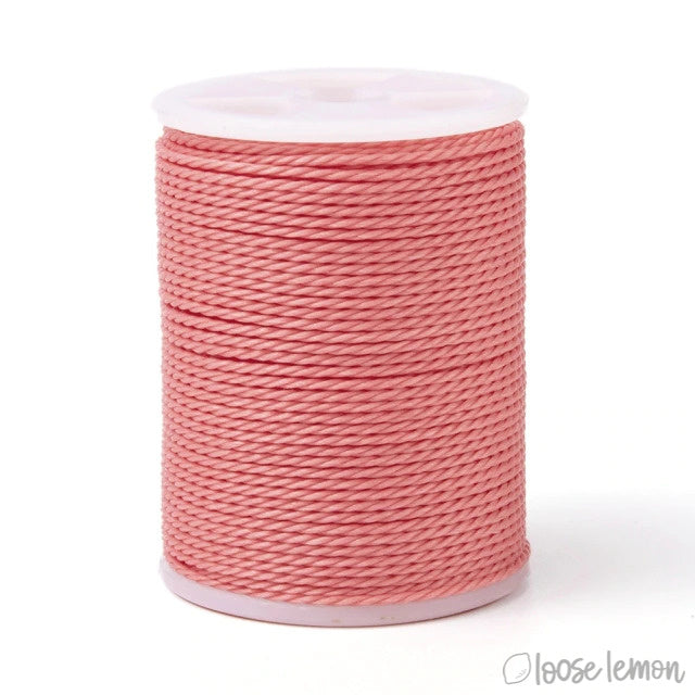 Waxed Cord | 10M Roll | Coral