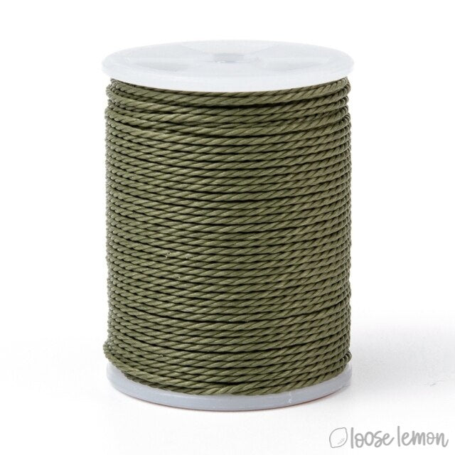 Waxed Cord Bundle | 5 X 10M Rolls | Earth