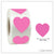 100 Heart (Rose) 1" Stickers/Seals