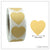 100 Heart (Kraft) 1" Stickers/Seals