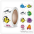 100 Funny Fish 1" Stickers/Seals