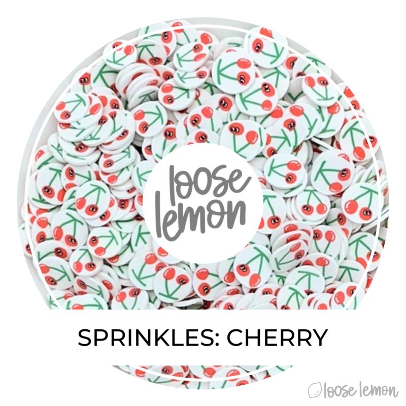 Clay Sprinkles | Cherry (Slices)