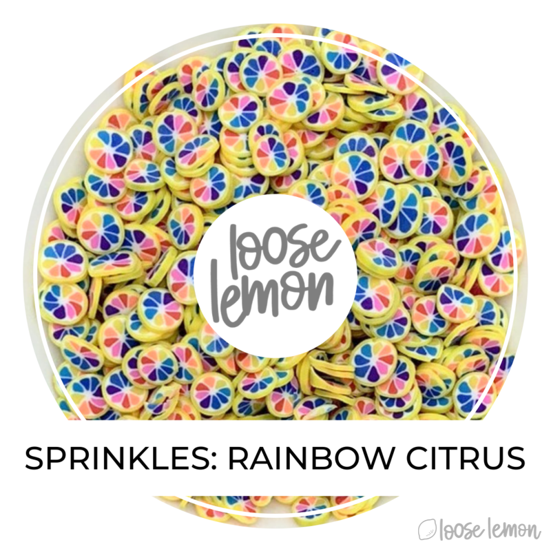 Clay Sprinkles | Rainbow Citrus