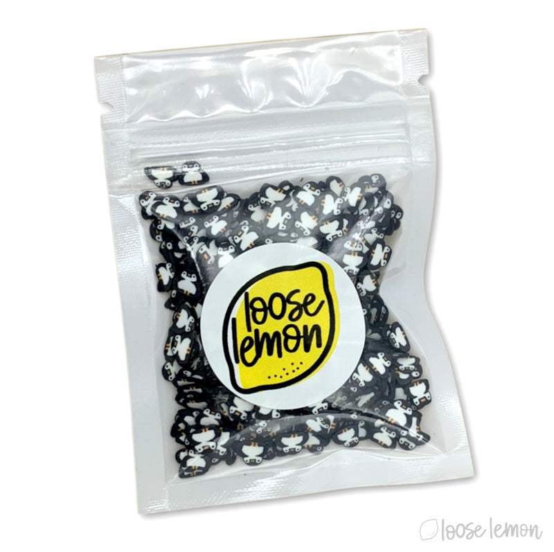 Clay Sprinkles | Black Penguins
