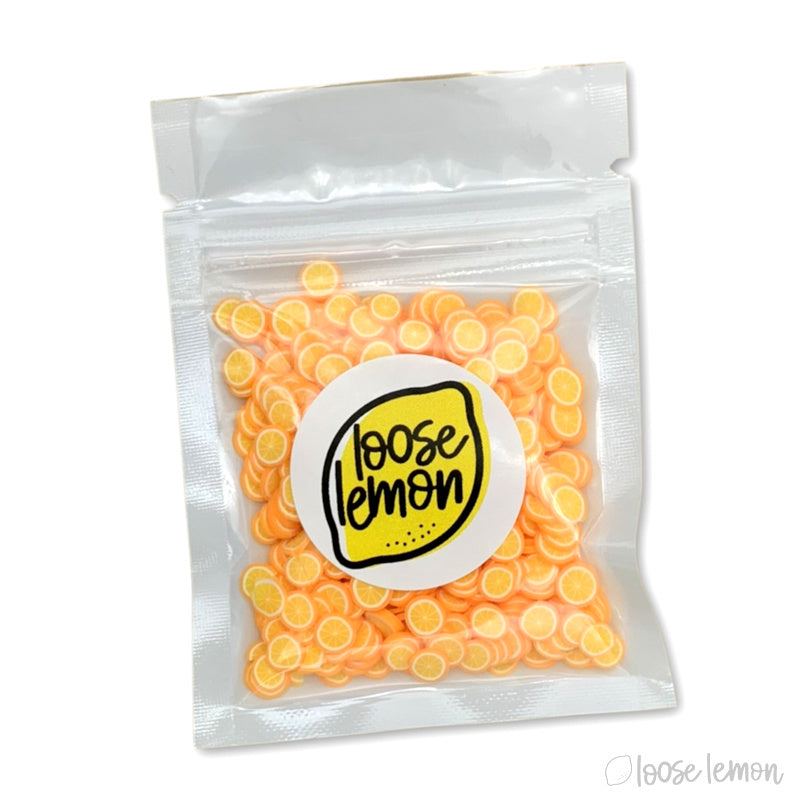 Clay Sprinkles | Orange (Slices)