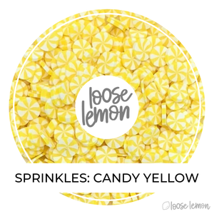 Clay Sprinkles | Candy Yellow