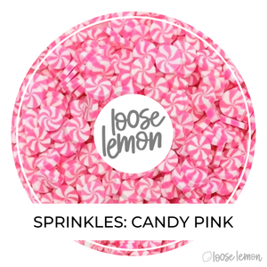 Clay Sprinkles | Candy Pink