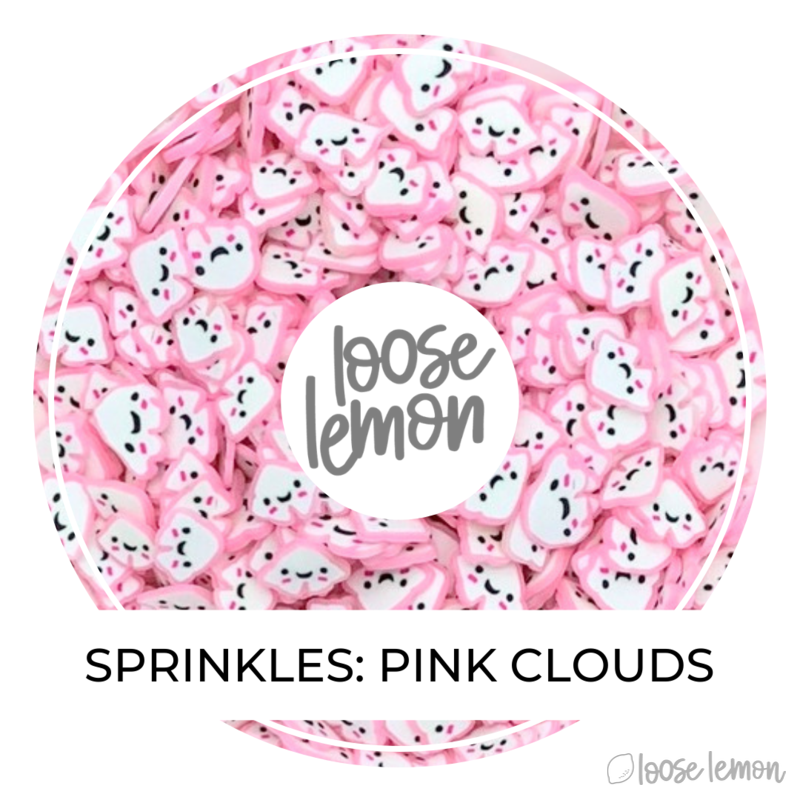 Clay Sprinkles | Pink Clouds