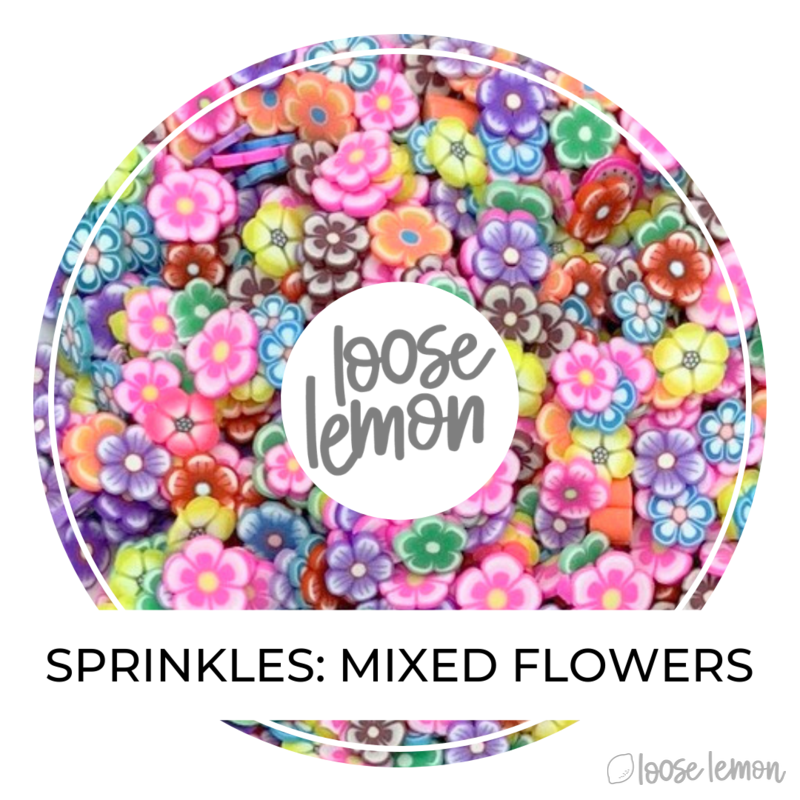 Clay Sprinkles | Mixed Flowers