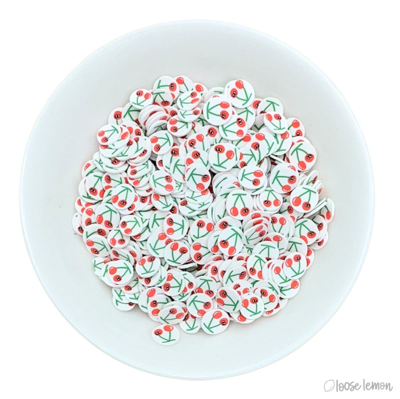Clay Sprinkles | Cherry (Slices)
