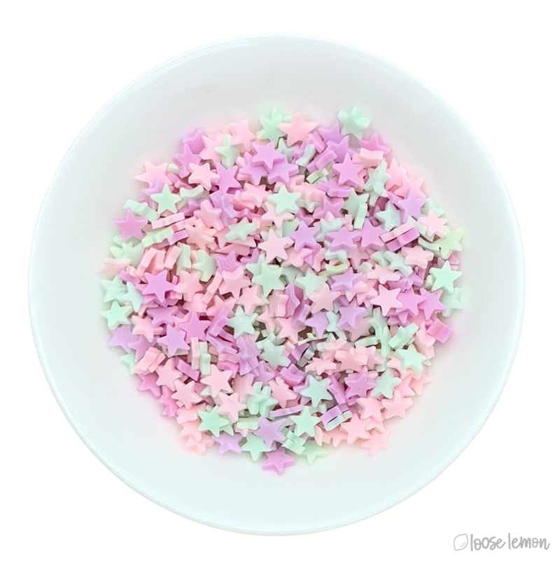 Clay Sprinkles | Pastel Stars