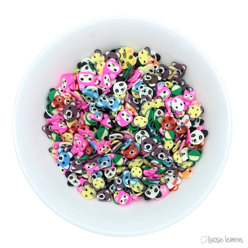 Clay Sprinkles | Animal Faces