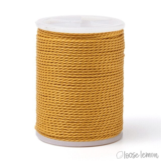 Waxed Cord | 10M Roll | Mustard