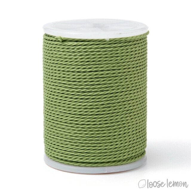 Waxed Cord | 10M Roll | Olive