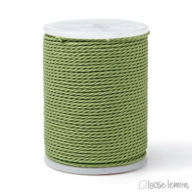 Waxed Cord Bundle | 5 X 10M Rolls | Earth