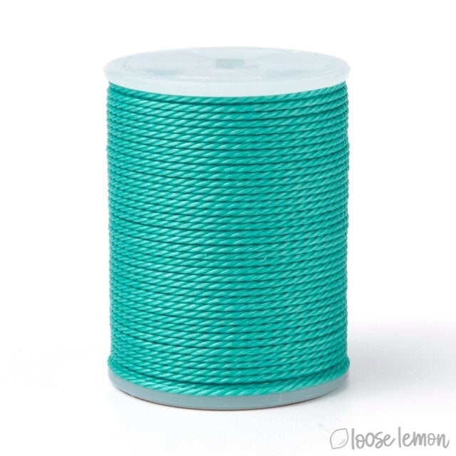 Waxed Cord | 10M Roll | Teal